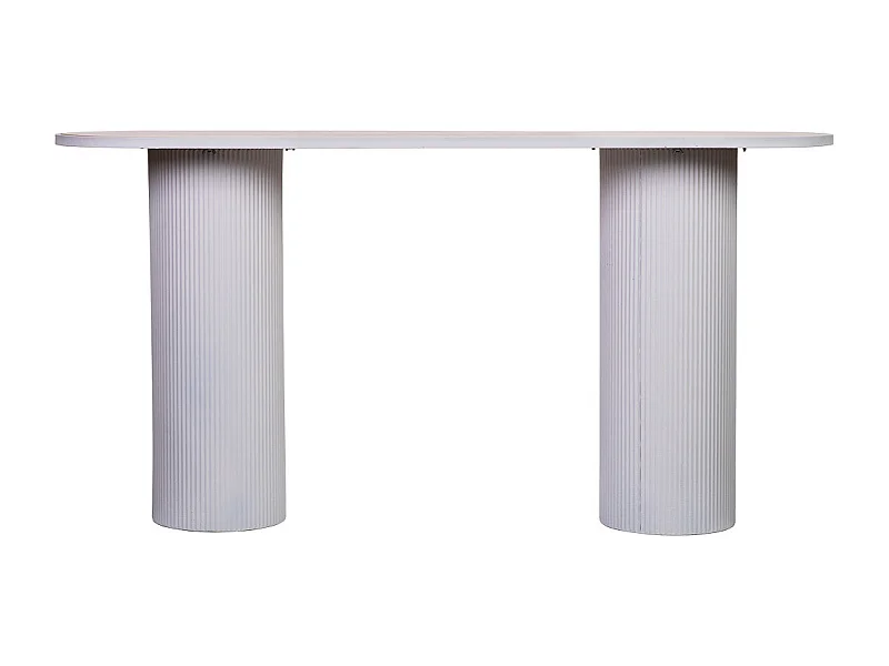 Mobile da ingresso in legno beige 150x45x75h cm