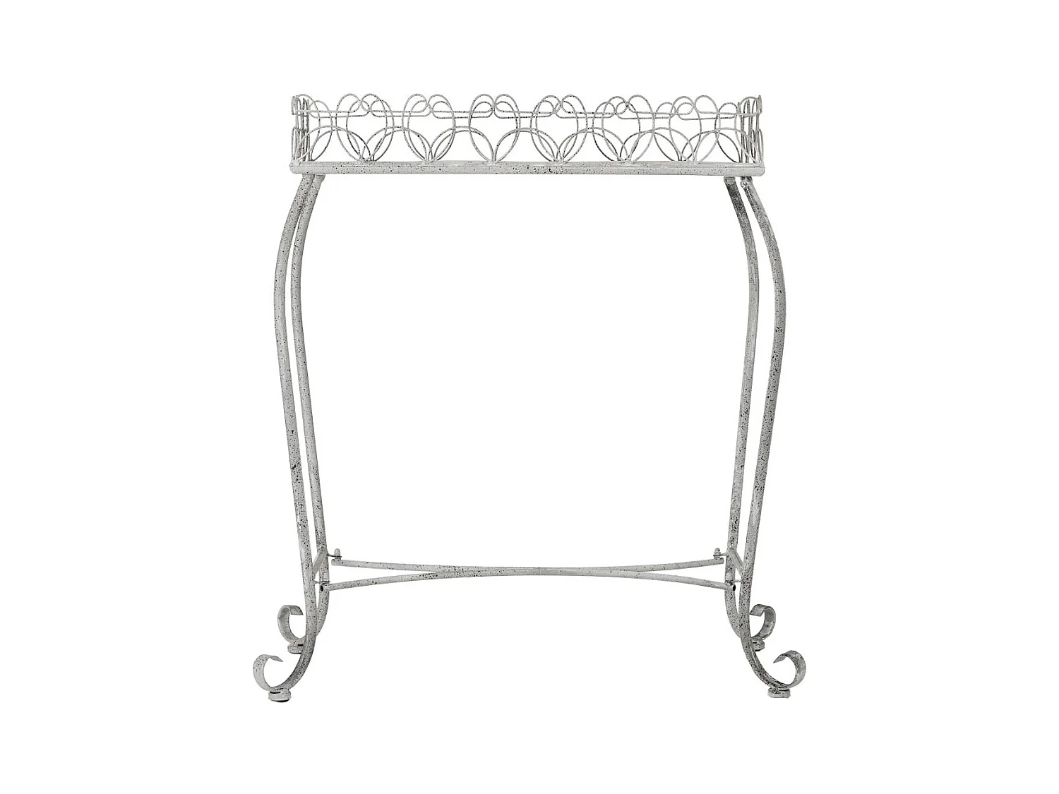 Móveis de entrada metálico 76,84x38,1x84,46h cm