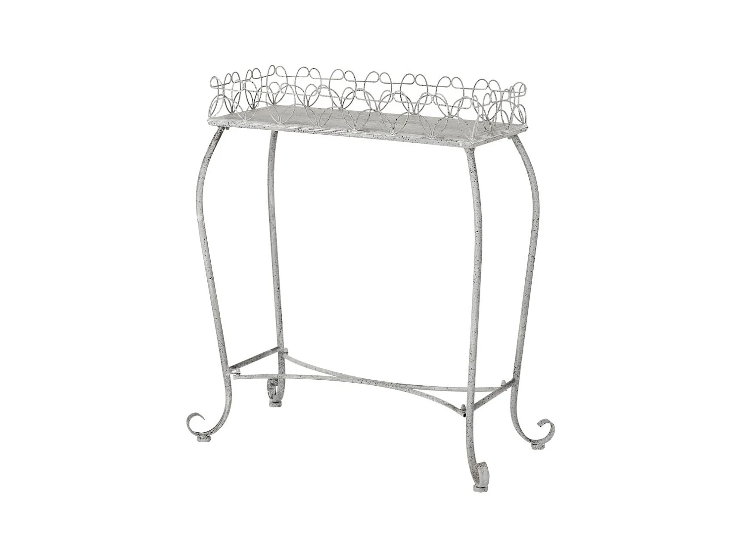 Móveis de entrada metálico 76,84x38,1x84,46h cm