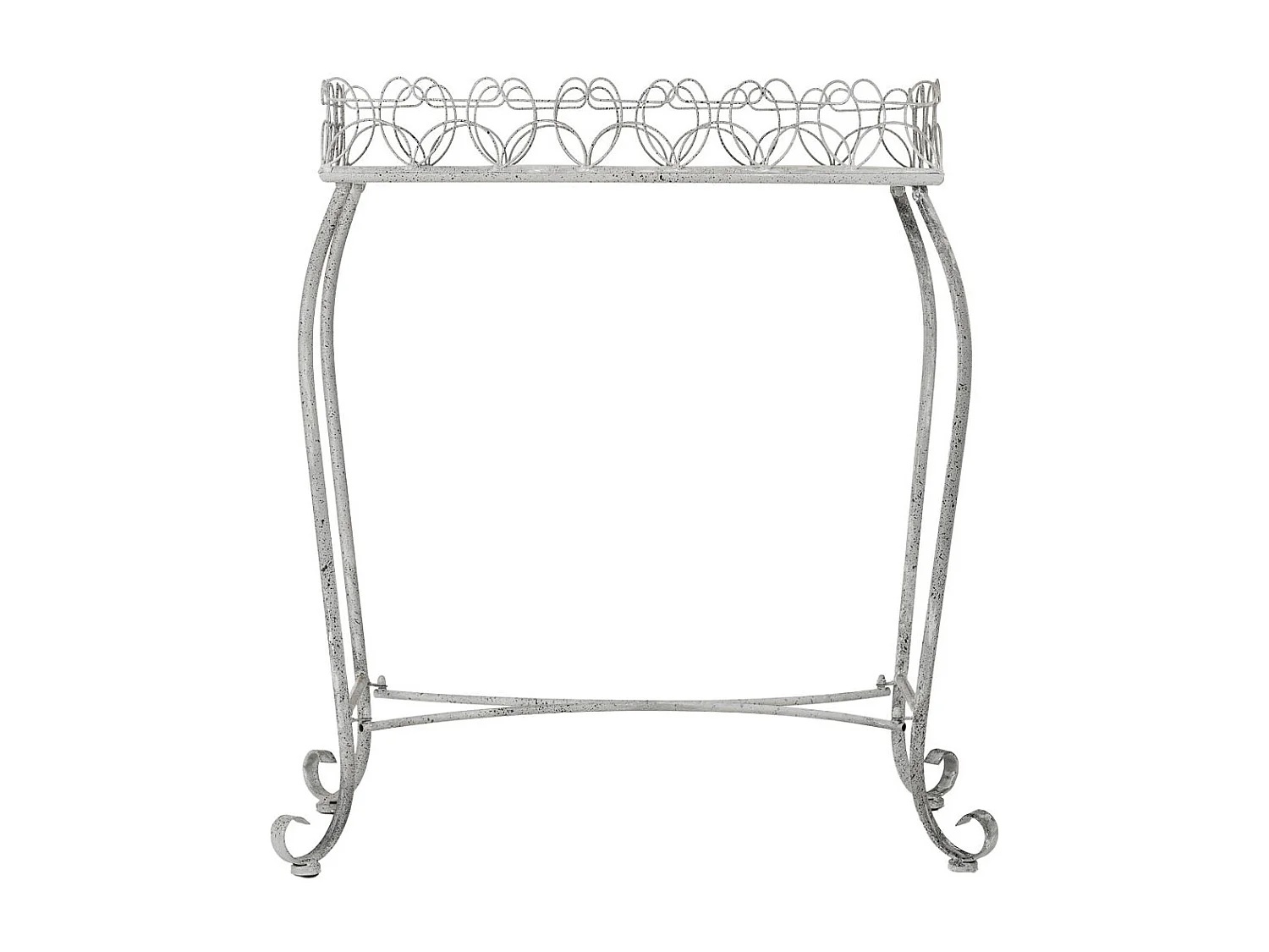 Móveis de entrada metálico 76,84x38,1x84,46h cm