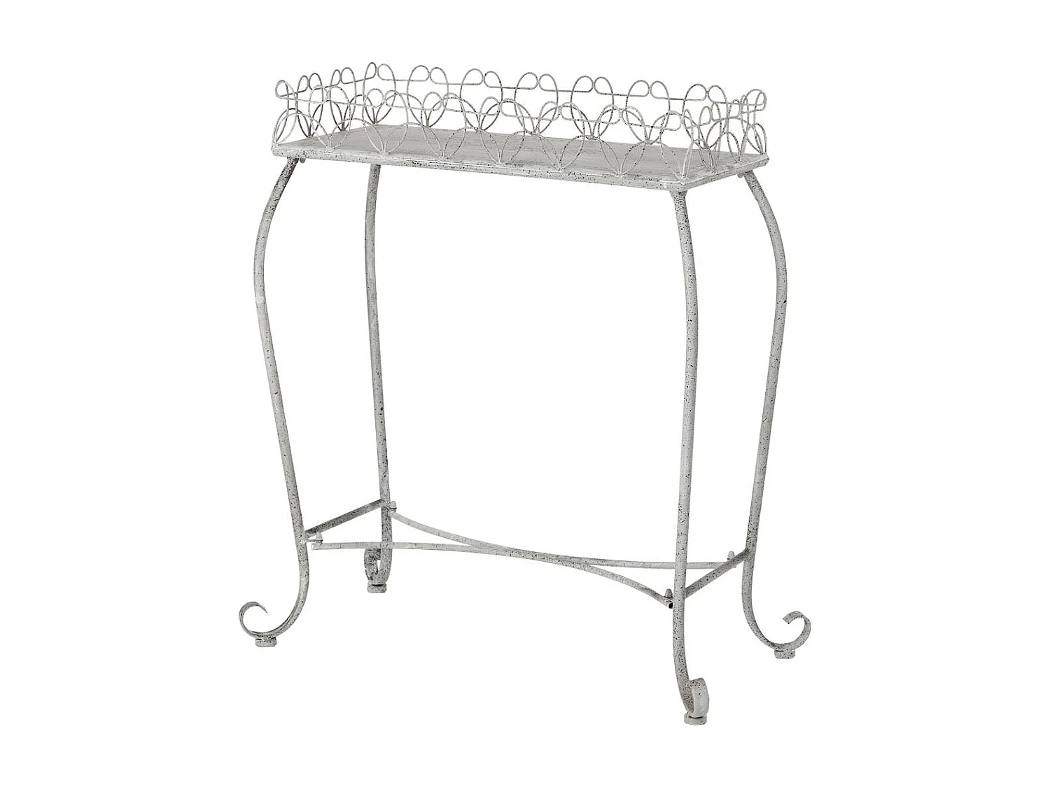 Móveis de entrada metálico 76,84x38,1x84,46h cm