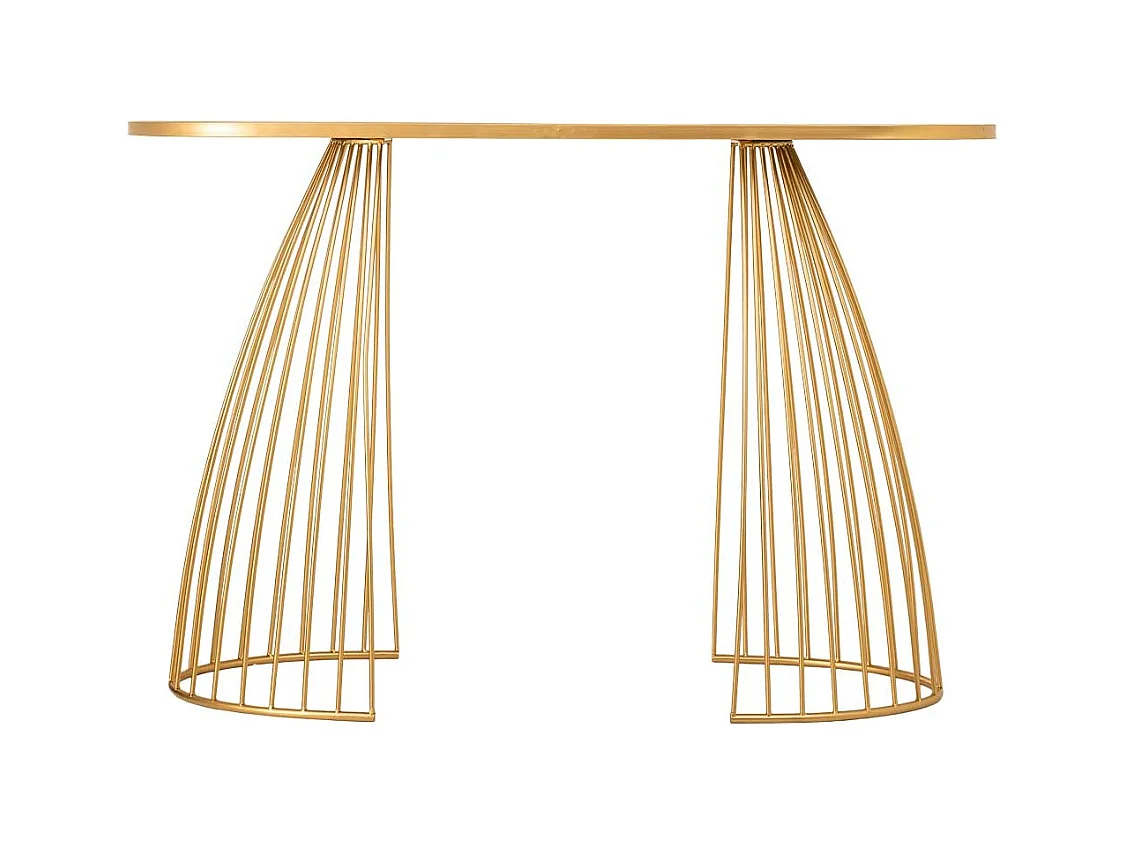 Meuble d'entrée en métal 120x40x80h cm