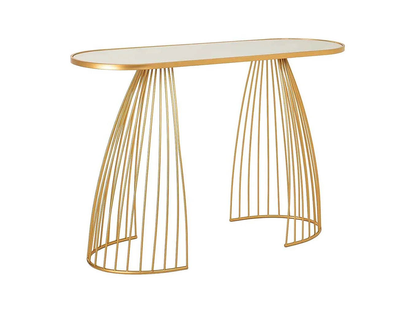 Recibidor de metal 120x40x80h cm