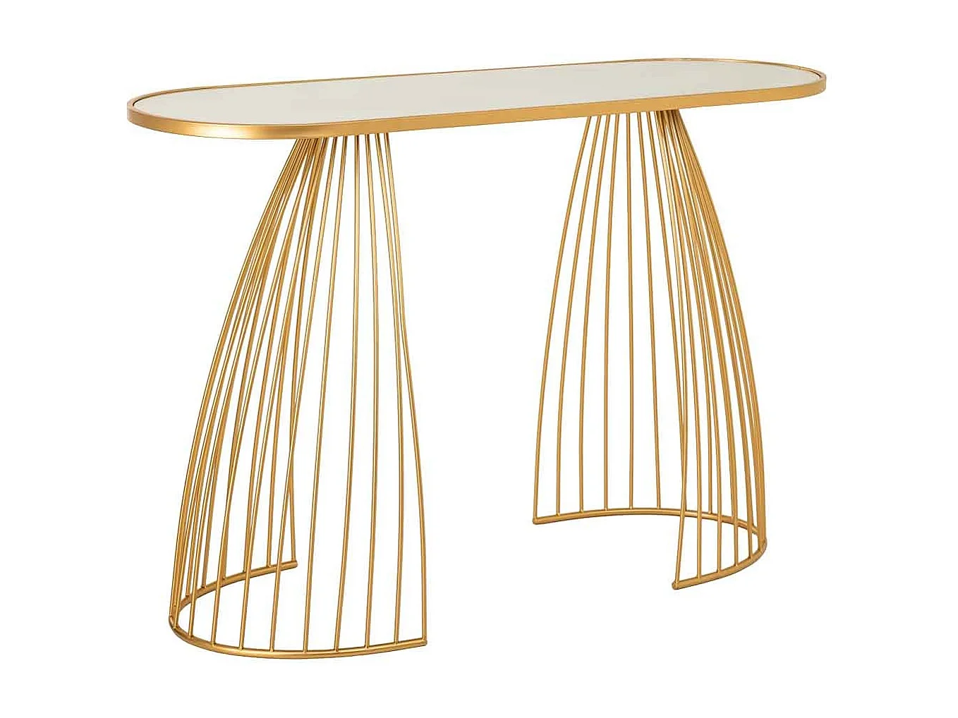 Móveis de entrada metálico 120x40x80h cm