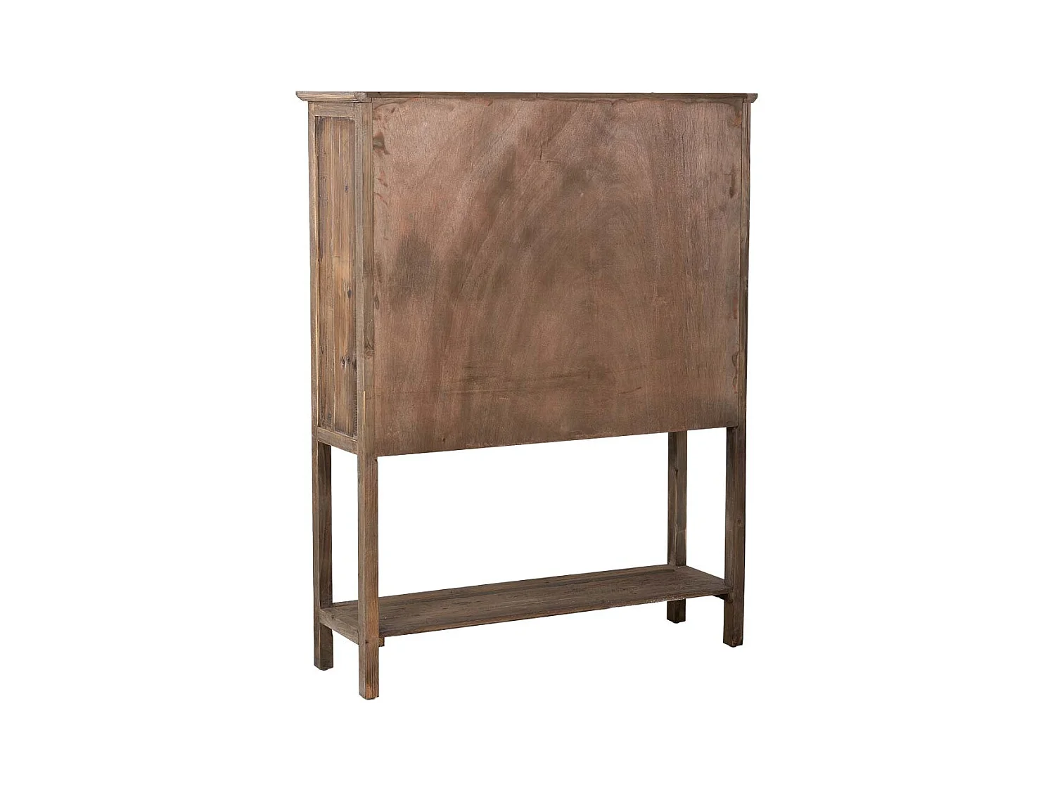 Armario de madera con 2 puertas y 3 cajones  127x40x163,5h cm