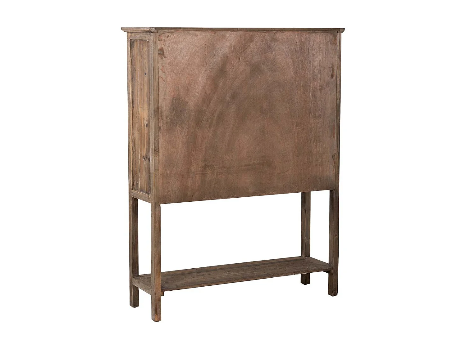 Armario de madera con 2 puertas y 3 cajones  127x40x163,5h cm