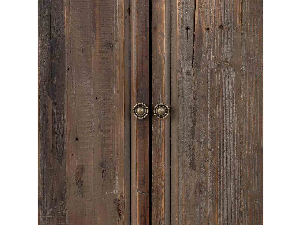 Armário em madeira com 2 portas e 3 gavetas 127x40x163,5h cm