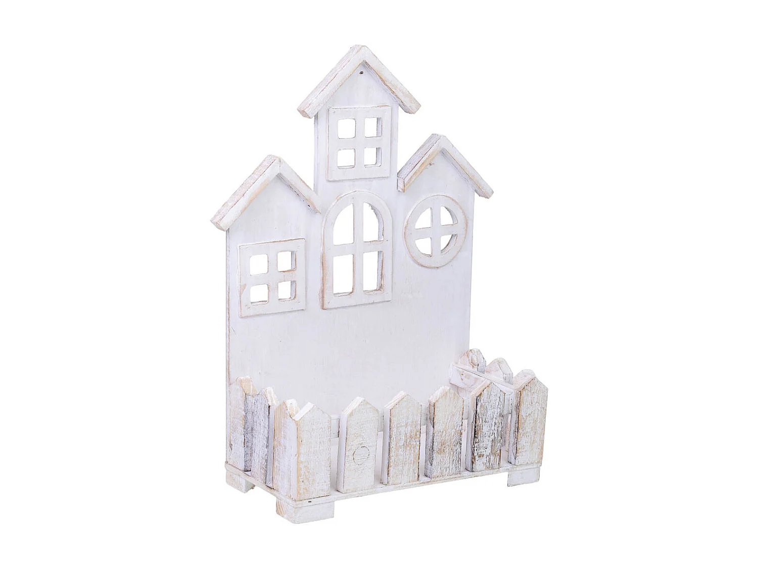 Soporte macetero de madera 32x17x44h cm