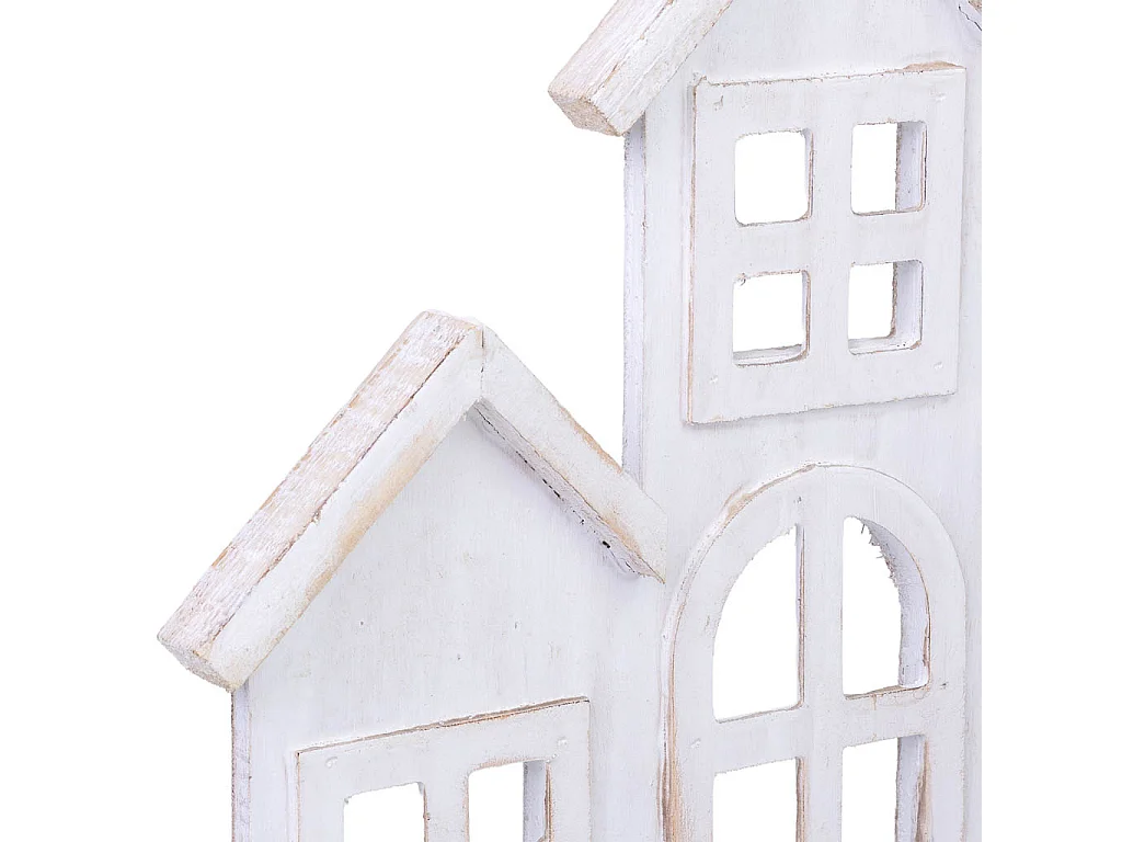 Soporte macetero de madera 32x17x44h cm