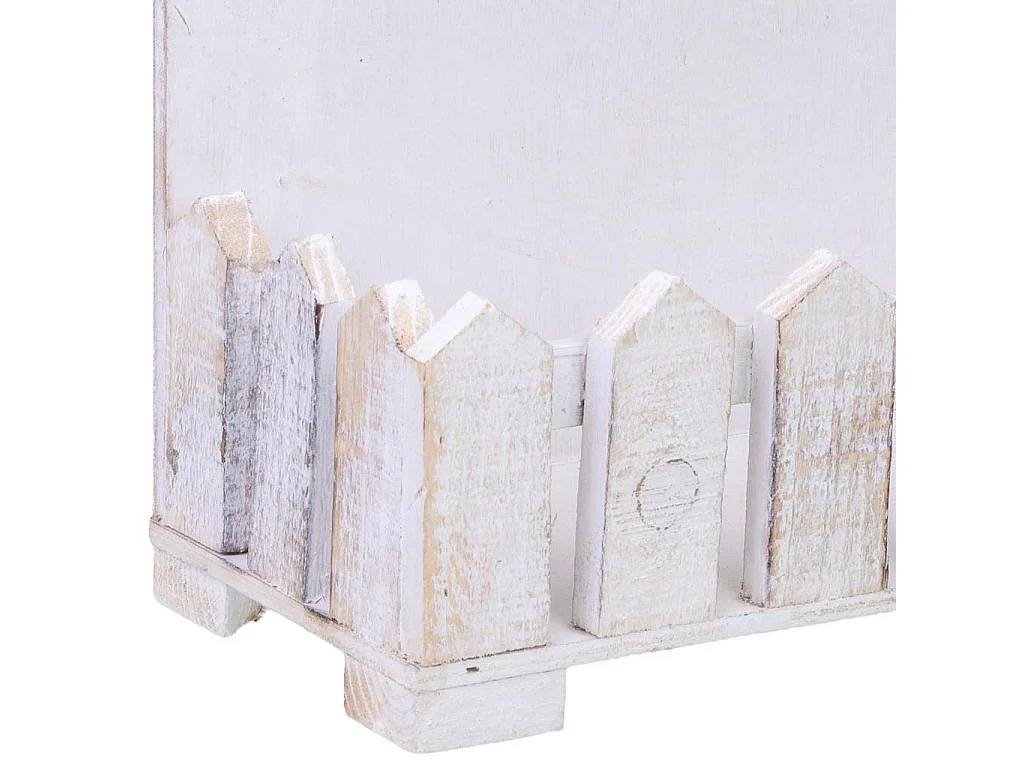 Suporte para vasos de flores em madeira 32x17x44h cm