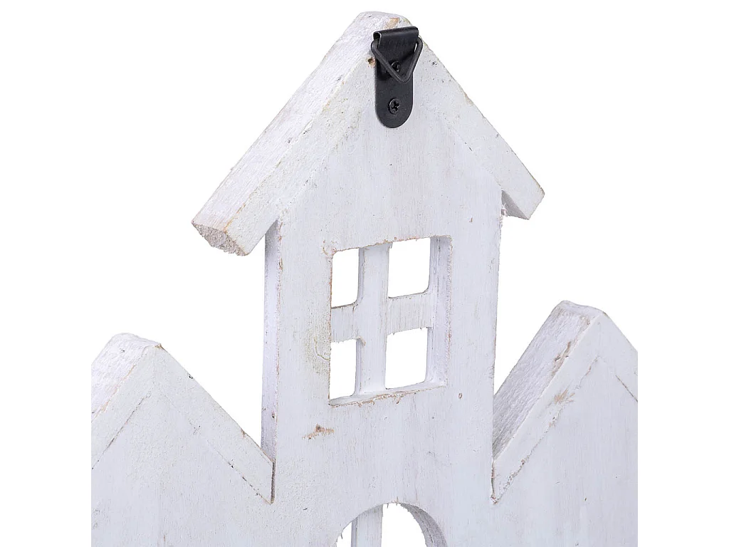 Suporte para vasos de flores em madeira 32x17x44h cm