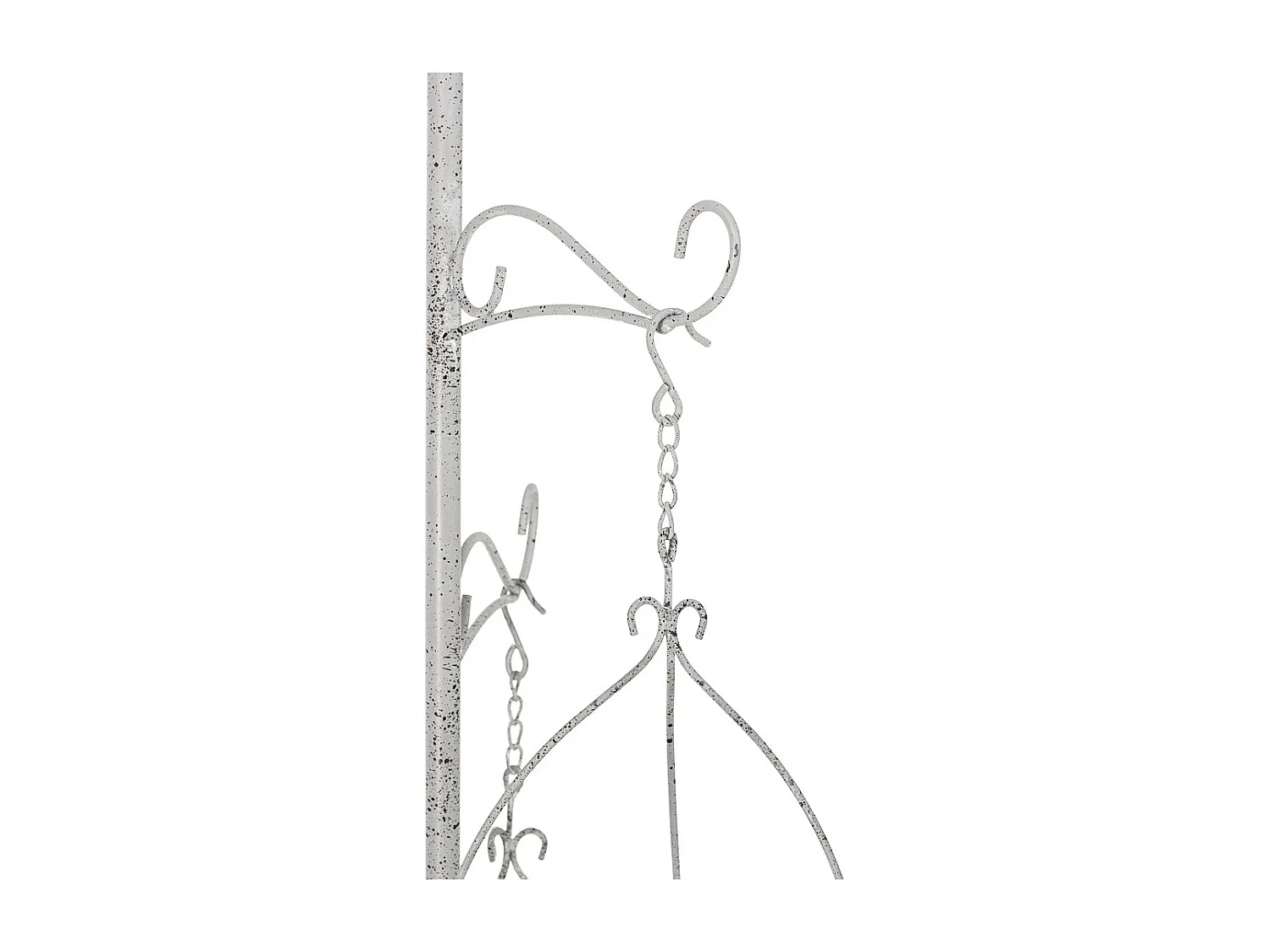 Blumentopfständer aus Metall für 3 Töpfe 43,82x38,74x169,55h cm