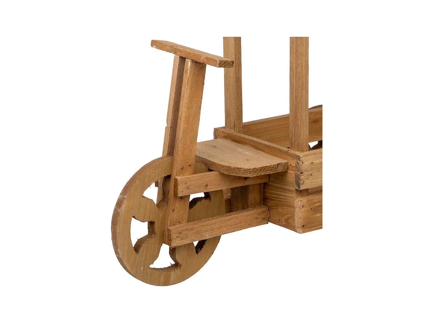 Suporte para vasos de flores em madeira 46x18x40h cm