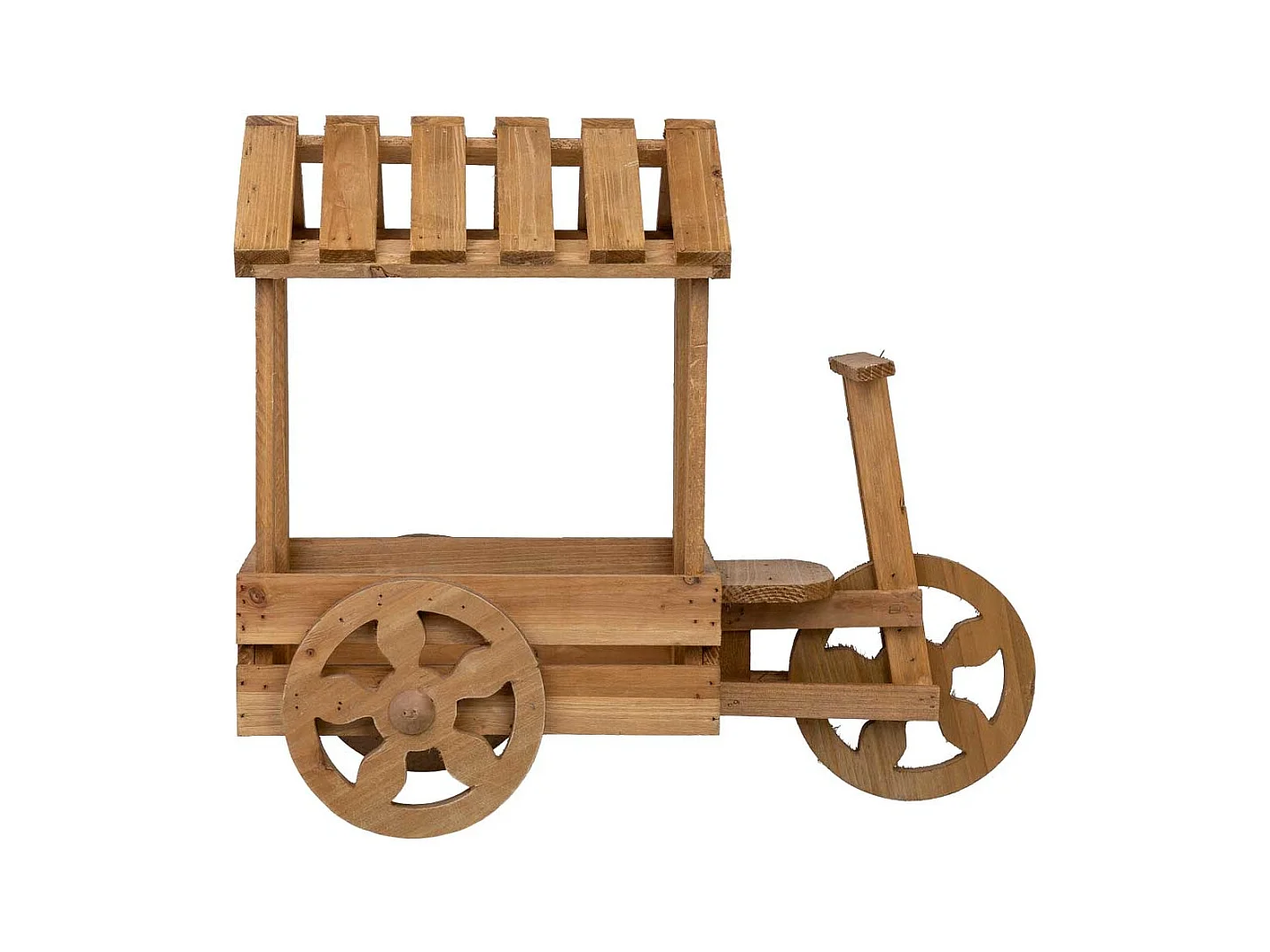 Support pour pot de fleurs en bois 46x18x40h cm