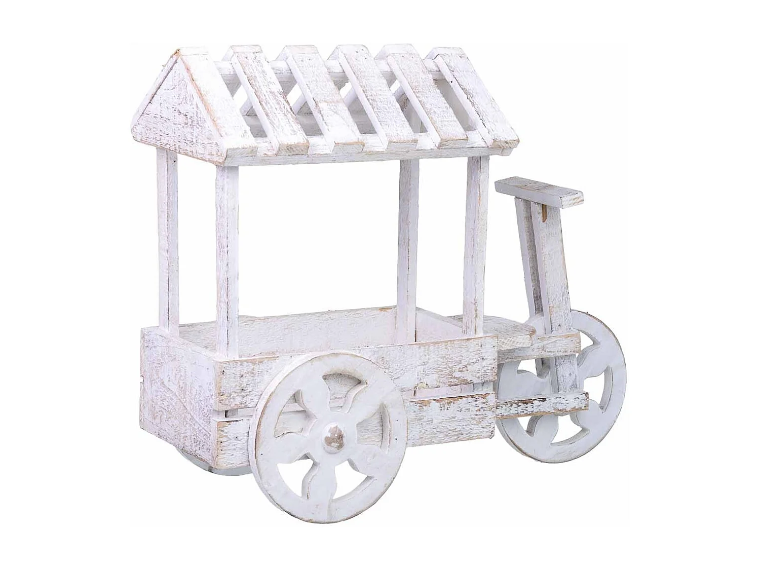 Blumentopfständer aus Holz 46x18x40h cm