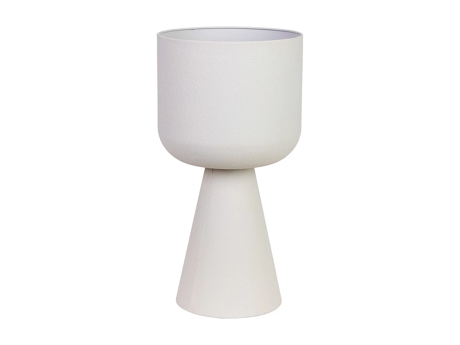 Jardinière en métal 23,5x23,5x46h cm