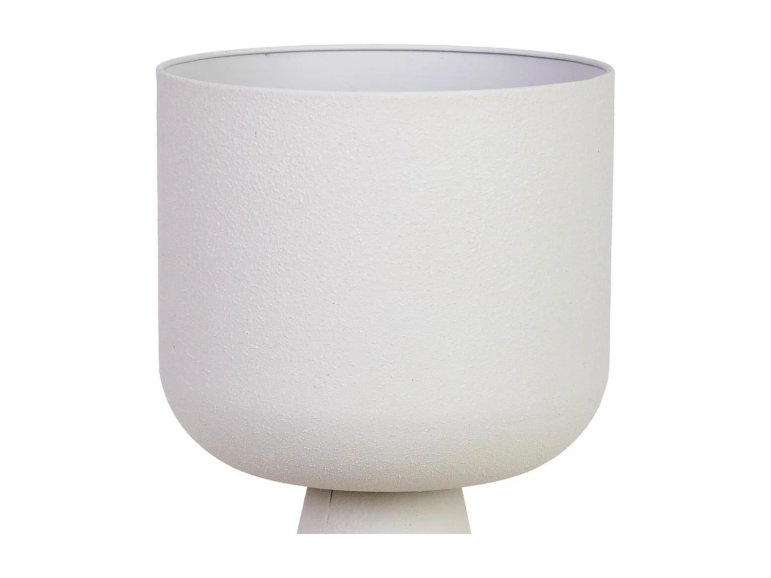 Jardinière en métal 23,5x23,5x46h cm