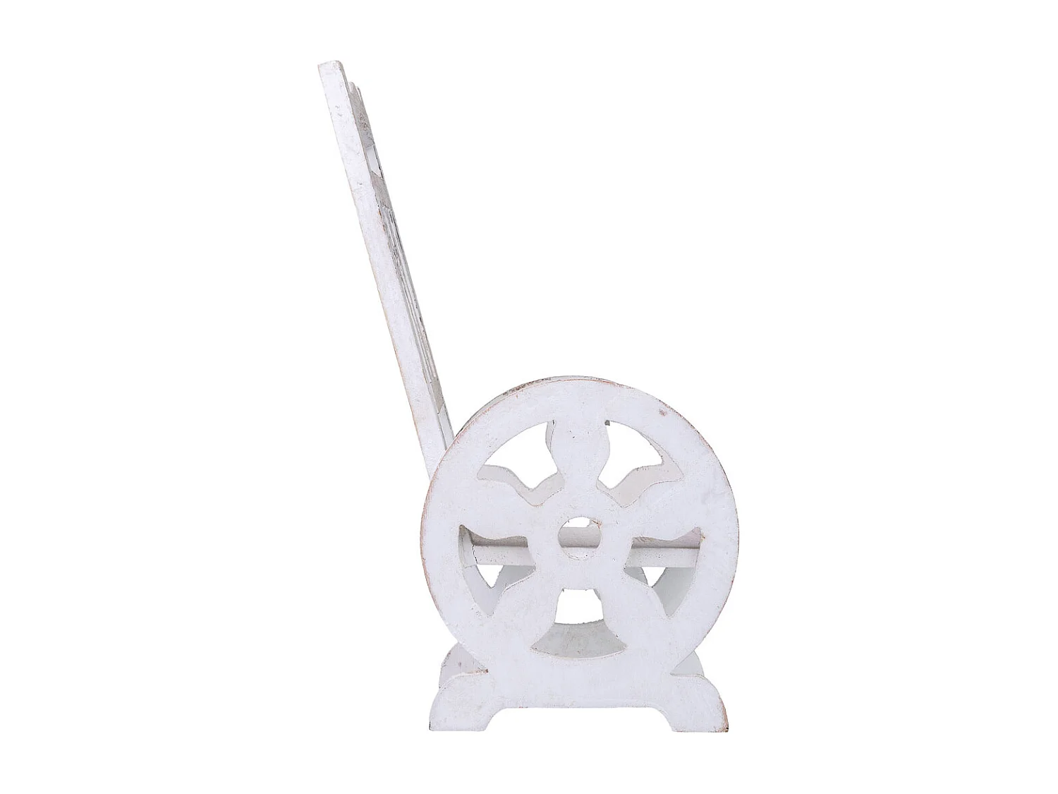 Suporte para vasos de flores em madeira 20x17x36h cm