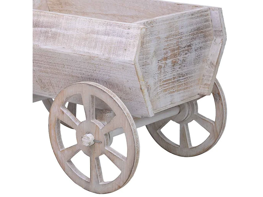 Soporte macetero de madera 70x29x30/56h cm