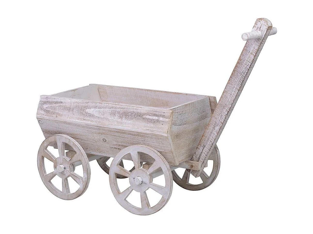 Suporte para vasos de flores em madeira 70x29x30/56h cm