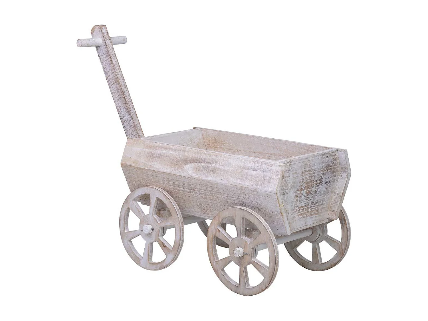 Suporte para vasos de flores em madeira 70x29x30/56h cm