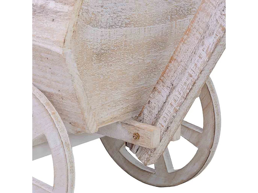 Suporte para vasos de flores em madeira 70x29x30/56h cm