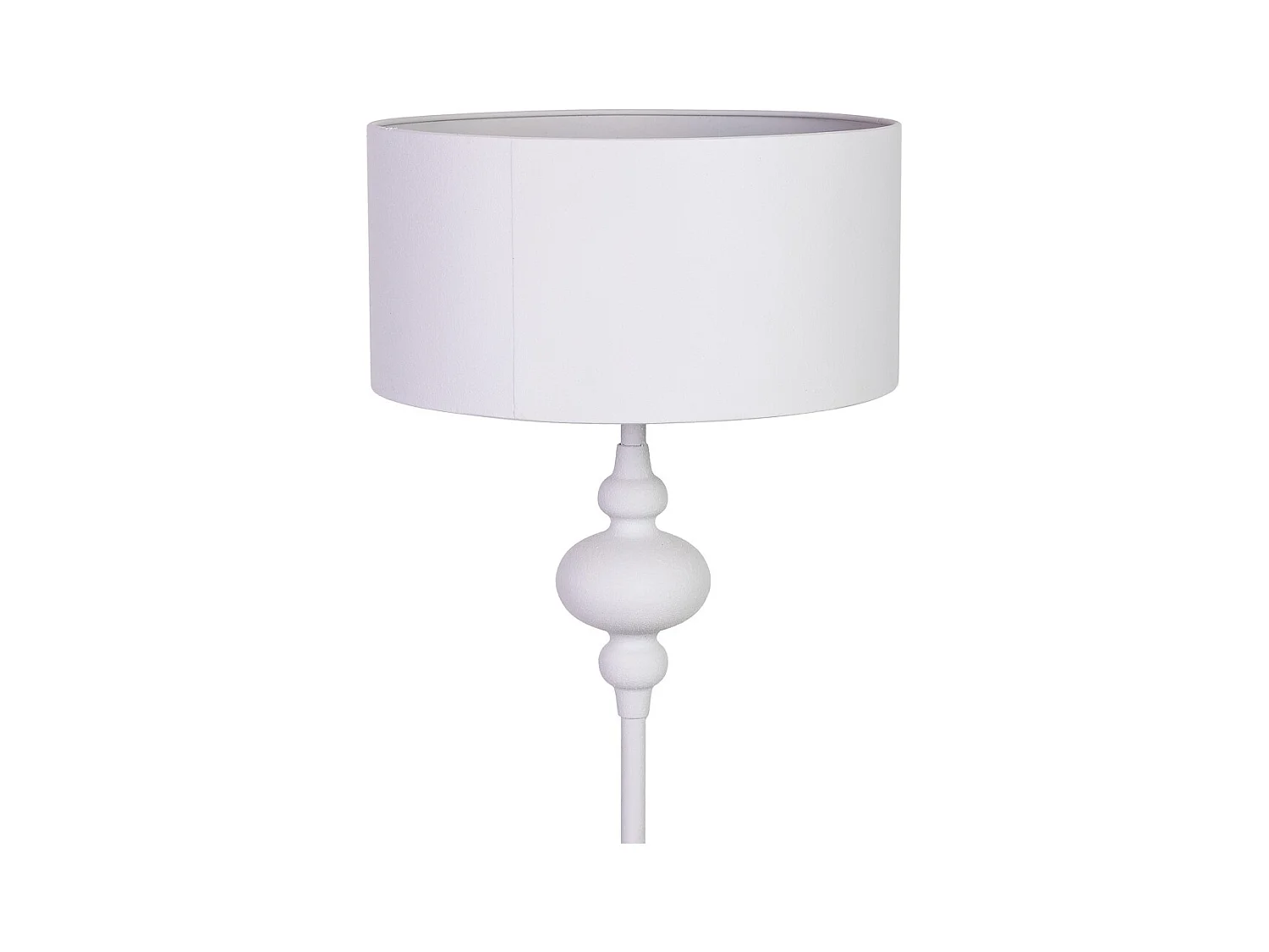 Lampadaire en métal blanc 40x40x154h cm