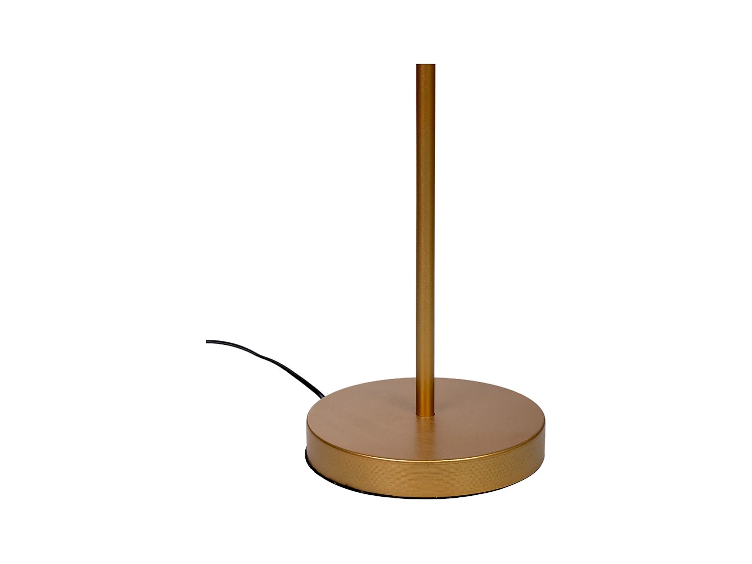 Lampadaire en métal et bois 38x38x130,5/152,5h cm