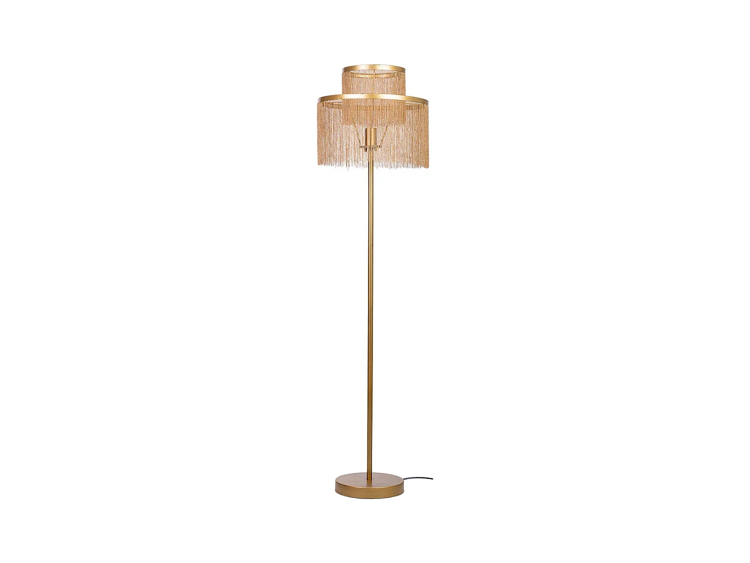 Lampadaire en métal 39,5x39,5x130/151,5h cm