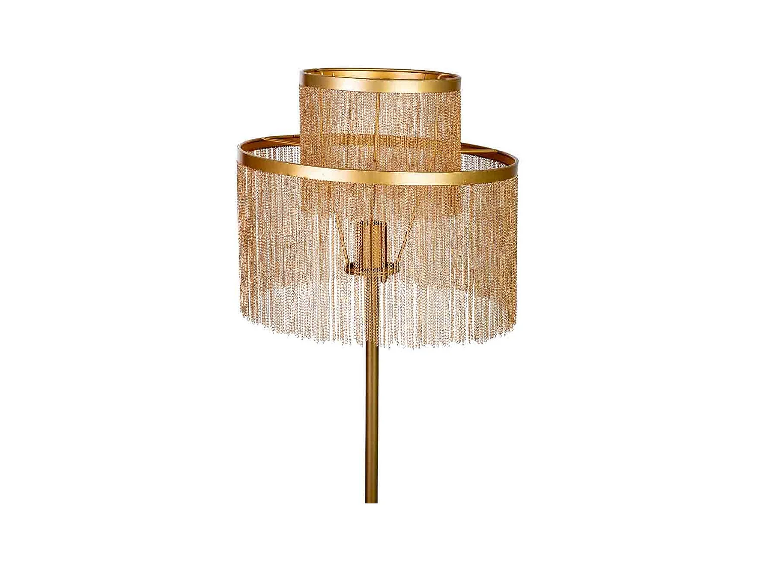 Lampadaire en métal 39,5x39,5x130/151,5h cm