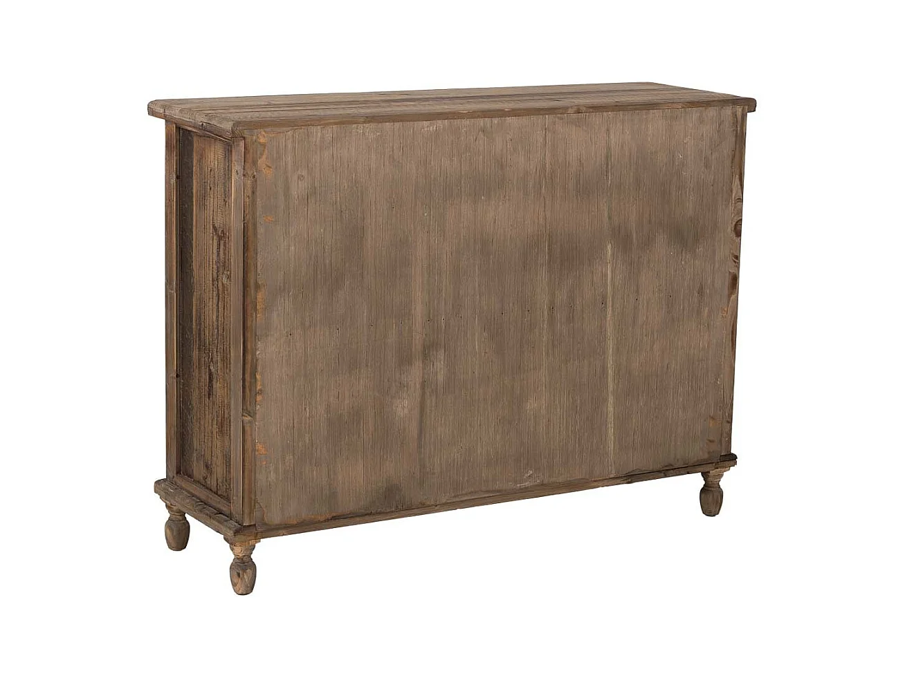 Buffet en bois avec 2 tiroirs et 3 portes 120x38x90h cm