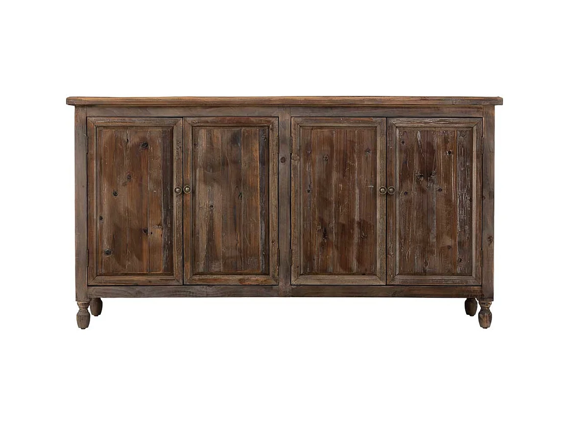 Aparador de madeira 4 portas 160x40x85h cm