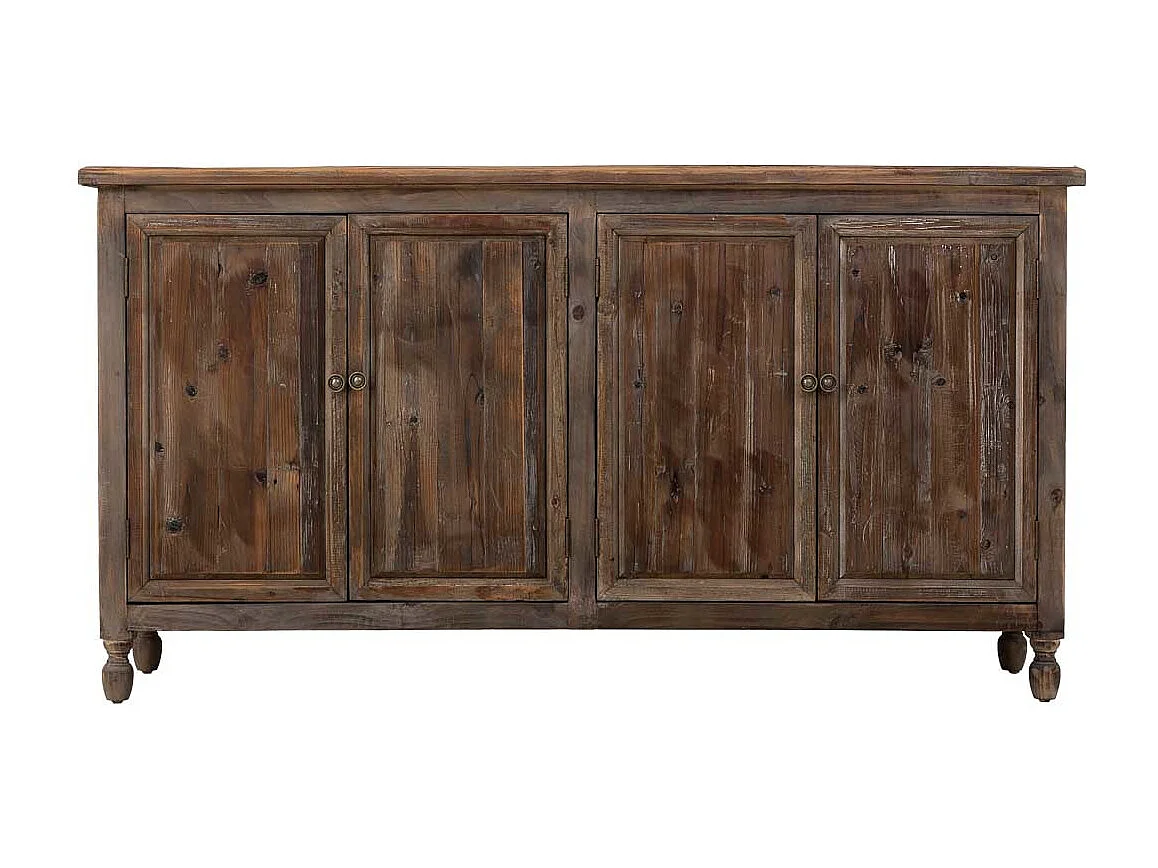 Aparador de madeira 4 portas 160x40x85h cm