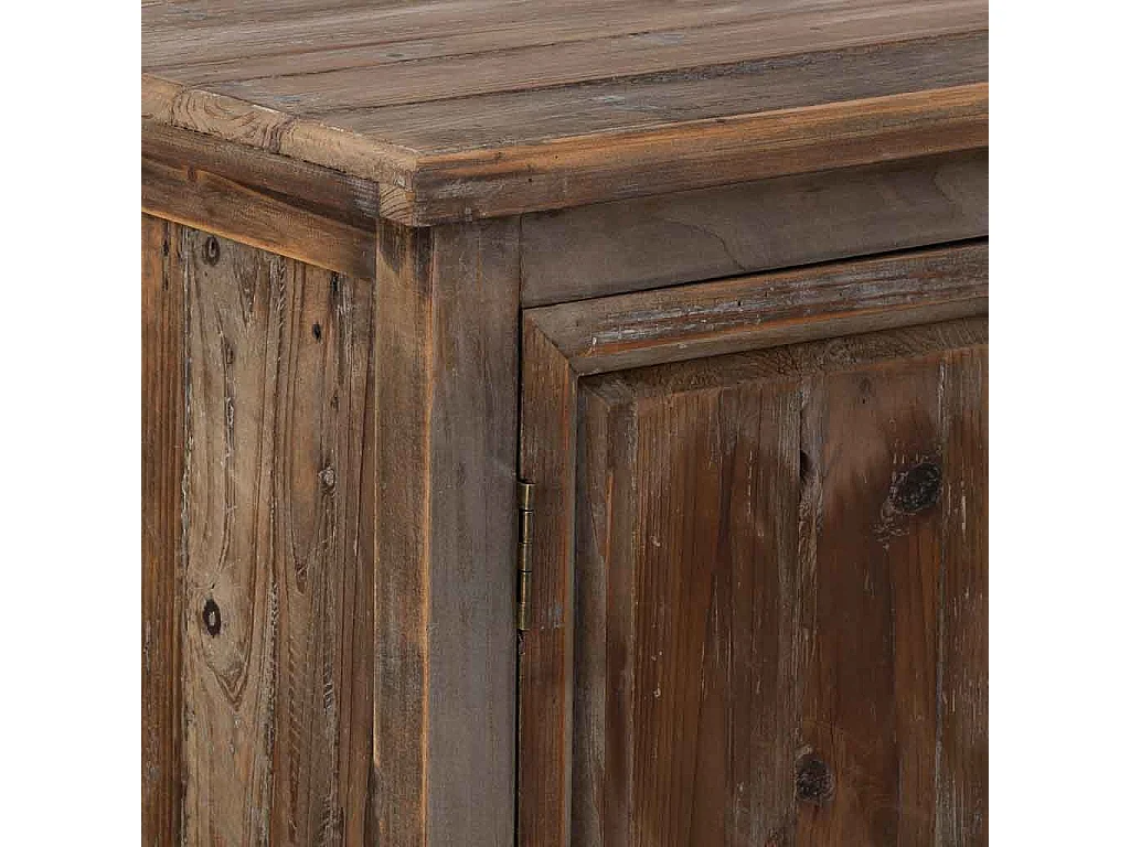 Aparador de madeira 4 portas 160x40x85h cm