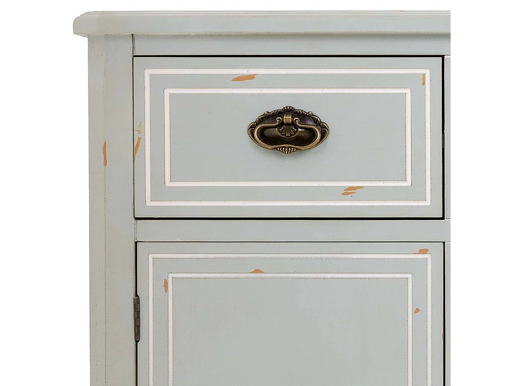 Aparador em madeira com 3 gavetas e 3 portas 90x38x98,5h cm