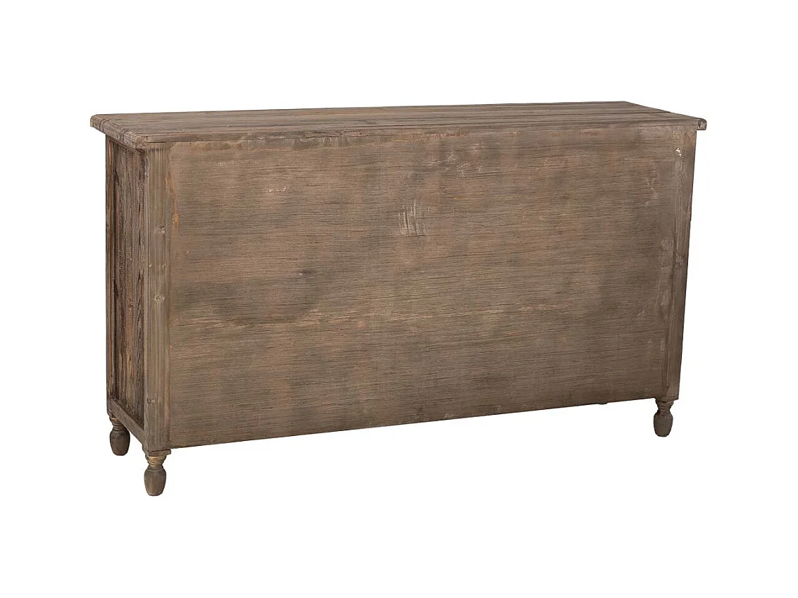 Buffet en bois avec 4 portes et 1 tiroir 150x40x84h cm