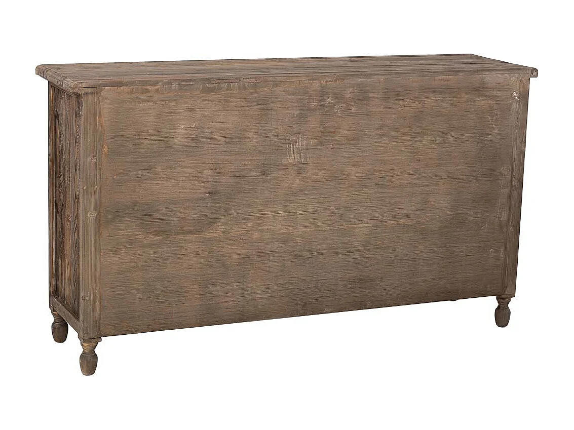 Aparador em madeira com 4 portas e 1 gaveta 150x40x84h cm