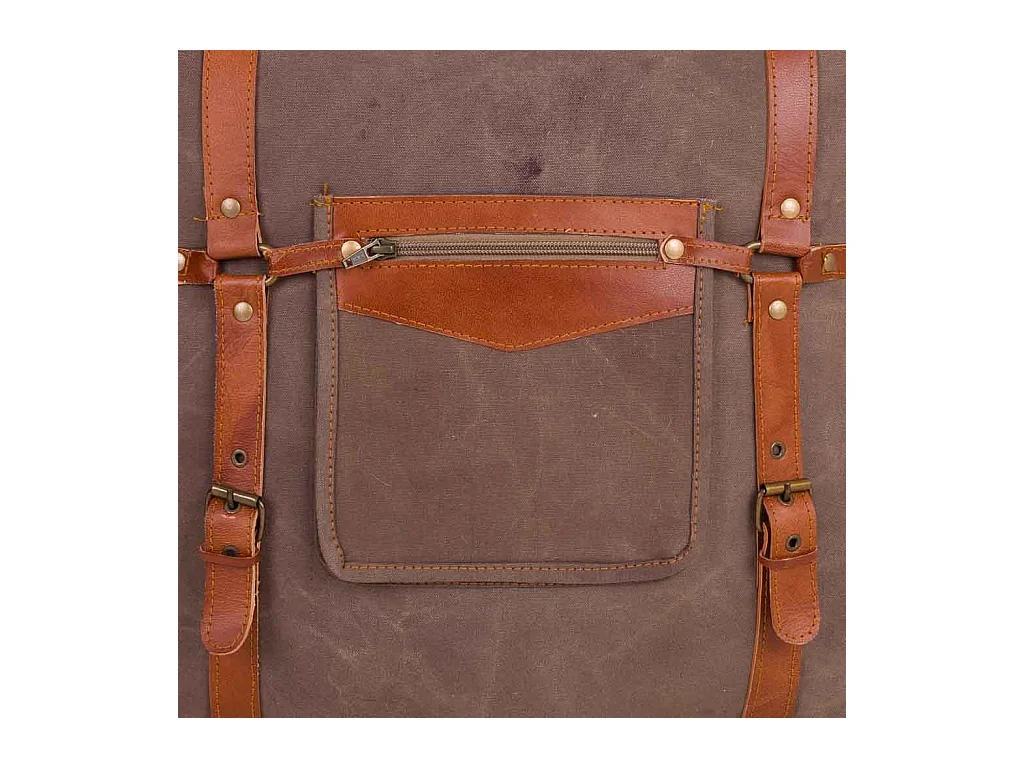 Pouf en cuir 40x40x40h cm