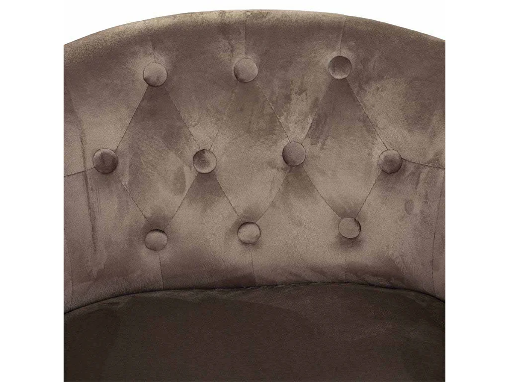 Fauteuil en bois rembourré gris 61x61x71h