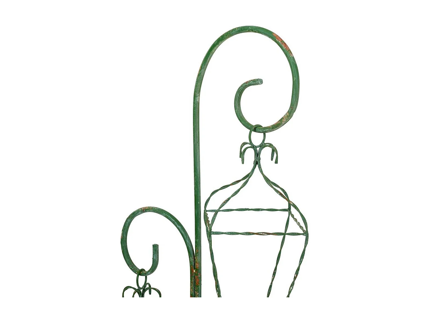 Lanternas com suporte metálico 35x31x115h cm