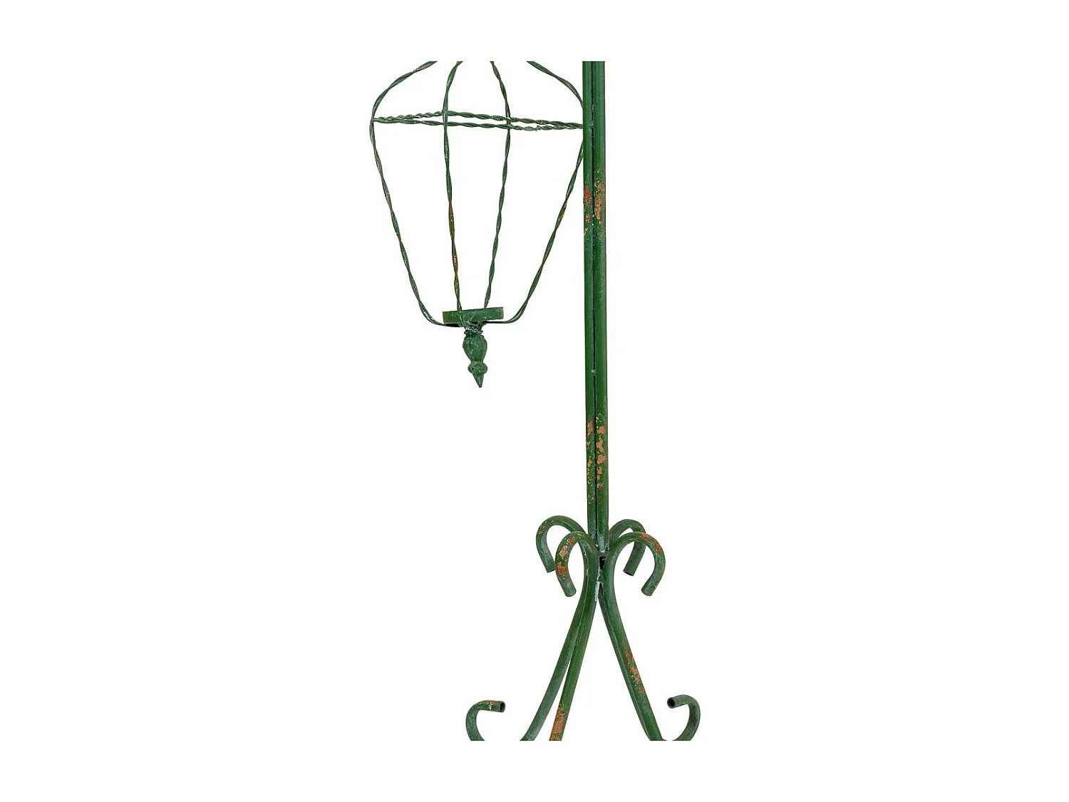 Lanternas com suporte metálico 35x31x115h cm