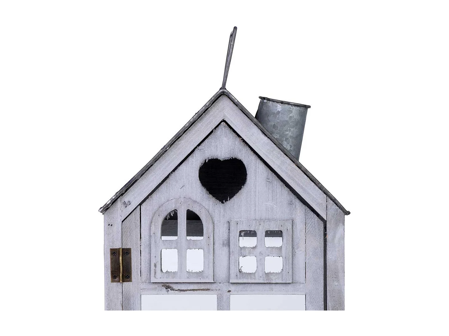 Lanterne en bois 25x15x53h cm