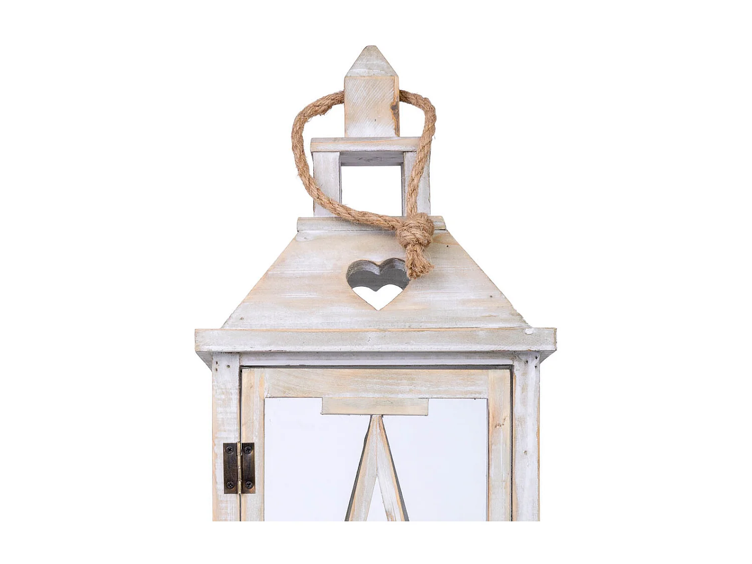 Farol de madera 24x24x68h cm