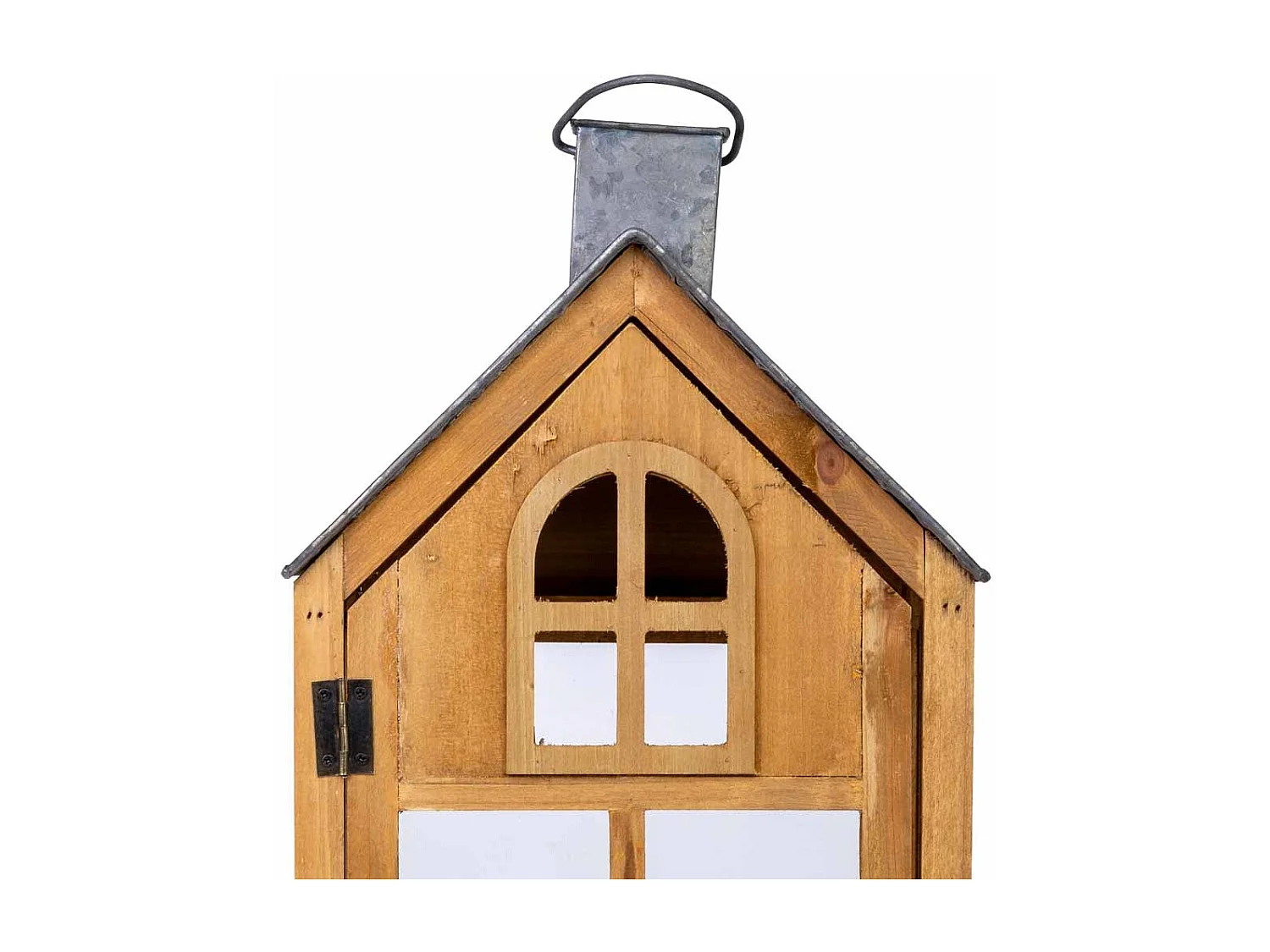 Holzlaterne 25x15x53h cm