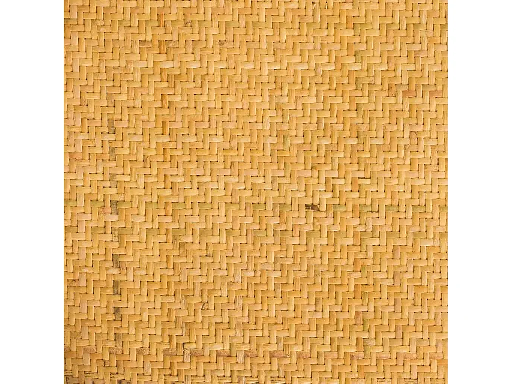 Cadeira de madeira e assento em rattan castanho 44x42x46/88