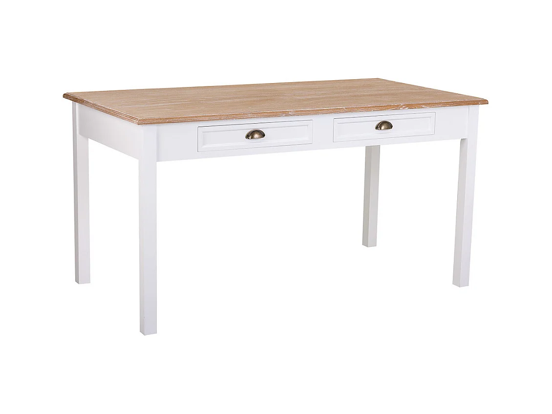 Mesa de madeira branca 150x80x78