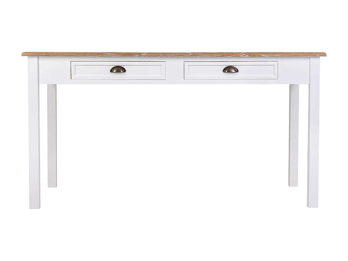 Mesa de madera blanca 150x80x78
