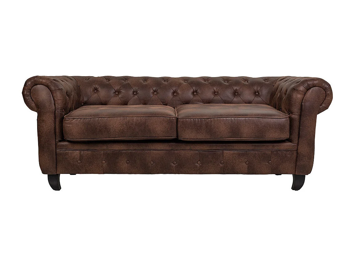 Divano marrone 199x82x76h cm