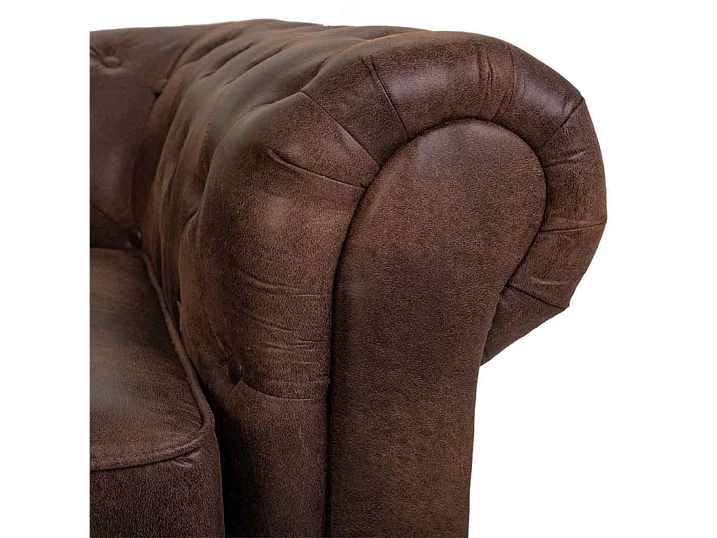 Divano marrone 199x82x76h cm