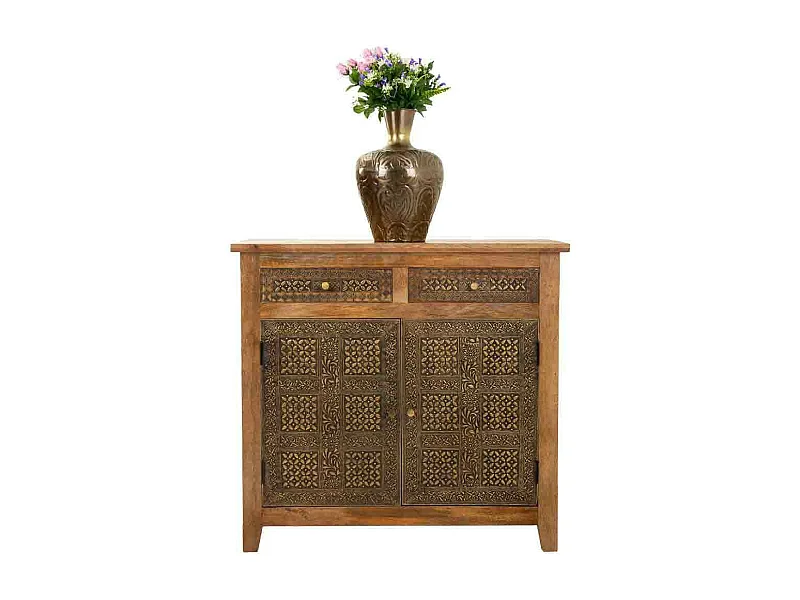 Credenza in legno marrone 102x33x102